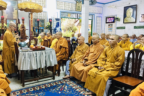 Họp Ban Chức Sự Trường Hạ Tổ Đình Quan Âm Tu Viện